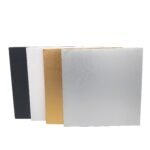 Wholesale 8/10/12/14/16 Inch White Golden Silver quare Corrugated Cake Drum - 图片 3