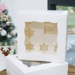 Hot-selling square 10*10*5 Inch 5-piece Muffin Box with Window - 图片 2