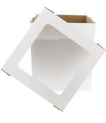 Square White Cake Boxes with Clear Windows for 8,10,12 Inch - 图片 5