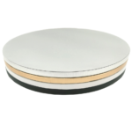Factory Wholesale  8/10/12/14 Inch Size Golden Foil Round Corrugated Cake Drum - 图片 2
