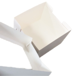 In Stock White Cardboard Cake Box with Clear Window for Cakes, Bread, Pastries and Baking Products - 图片 2