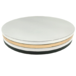 Factory Wholesale  8/10/12/14 Inch Size Golden Foil Round Corrugated Cake Drum